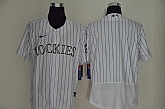Rockies Blank White Flexbase Jersey,baseball caps,new era cap wholesale,wholesale hats